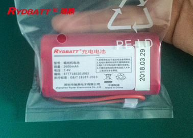 Ion de 2S1P 7,4 V 2600mAh Li 18650 baterías