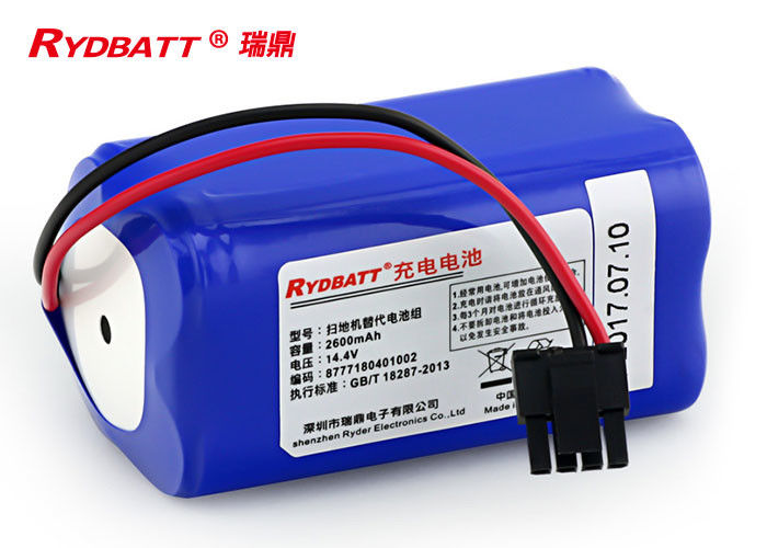 4s1p 18650 batería 14.4V 2.6Ah para la ayuda potente del aspirador