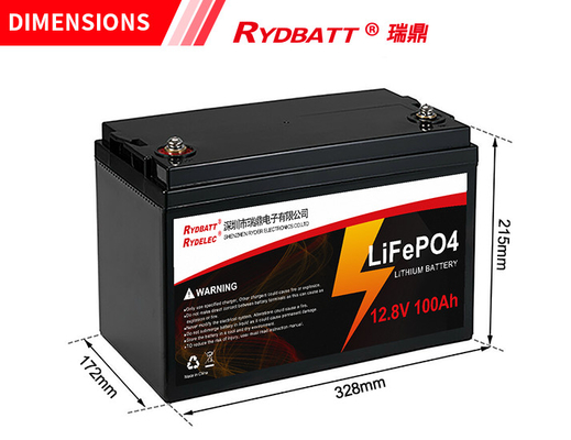 batería de litio de 12V 100Ah LiFePO4 2000cycles recargable construida en BMS