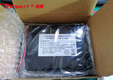 60100130 baterías 2S1P 7.4V 9.5Ah del polímero de Li para el equipo eléctrico