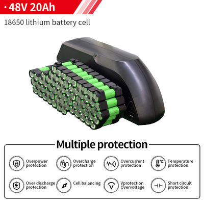 iPx5 impermeable 13S5P litio Ion Battery Pack For Ebike de 48 voltios