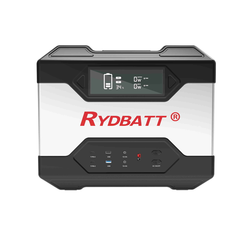 Ryder Portable Power Station 2400W (pico 4000W), 2400Wh carga rápida de reserva de la batería LiFePO4 1,5 horas 100%, Generato solar
