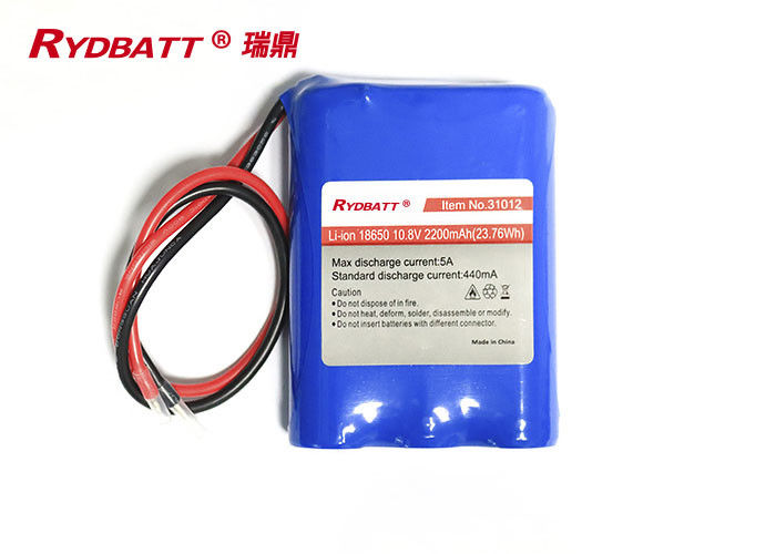 Litio Ion Battery de 3S1P 10.8V 2200mAh 23.76Wh 18650